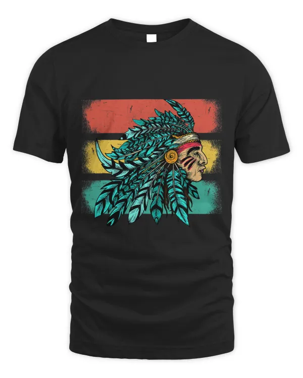 Native American Indian Tribe Lovers Vintage