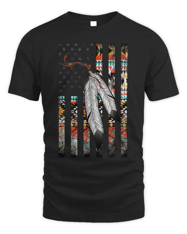 Native American Justice Day Shirt Tribe Feather Flag