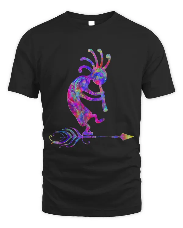 Native American Kokopelli With Feather 2 Fan Fun