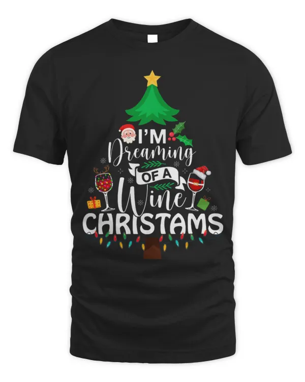 Drinker Wine I m Dreaming Of A Wine Christmas Decor Gif Xmas Tree