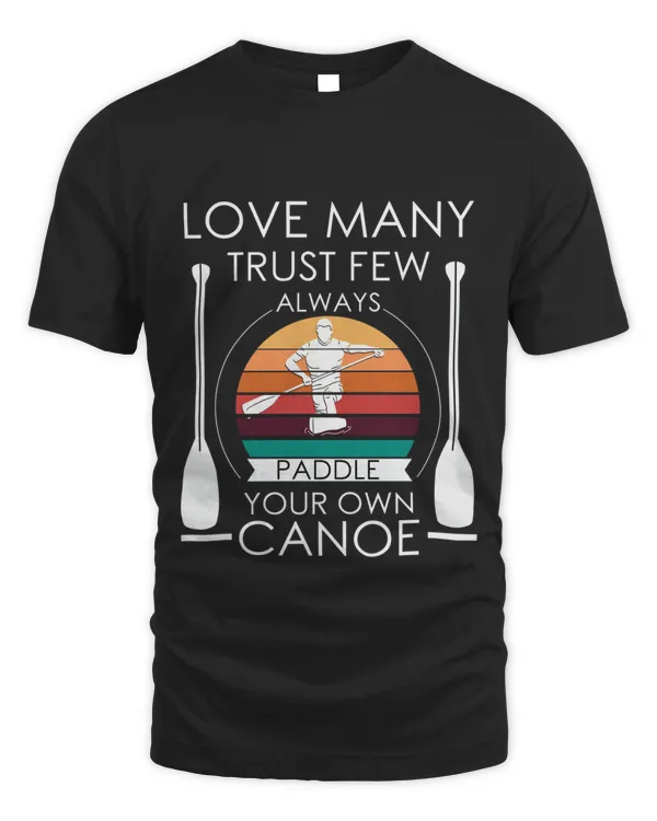 Canoeing Outdoor Paddling Boat Water Sports Canoe T-Shirt