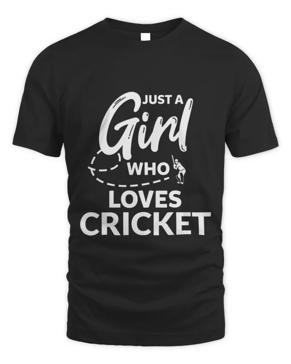 Cricket Player Women Sports Cricket Cricketer T-Shirt