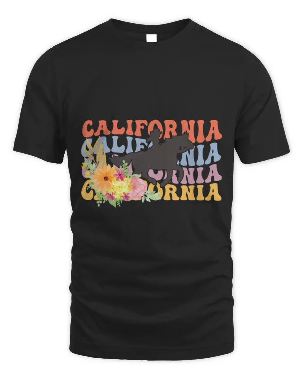 Horse Pet Vintage Retro California Horse Racing Derby Day