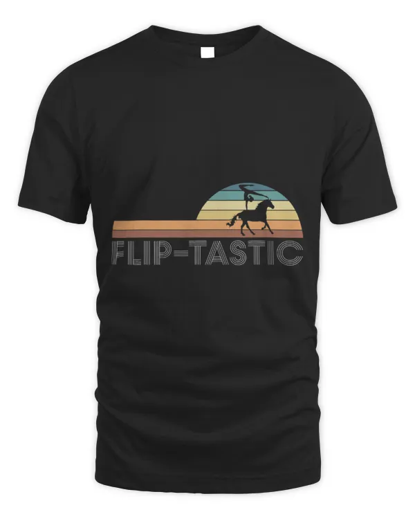 Horse Pet Vintage Retro FlipTastic Equestrian Vaulting