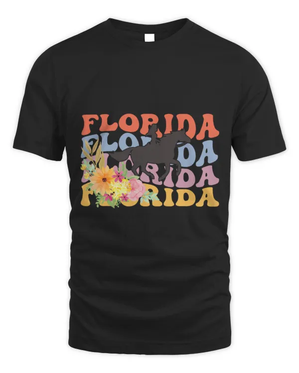 Horse Pet Vintage Retro Florida Horse Racing Derby Day