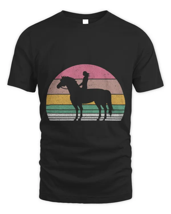 Horse Pet Vintage Retro Girl Horse Riding Cowgirl Texas Ranch Gift 2