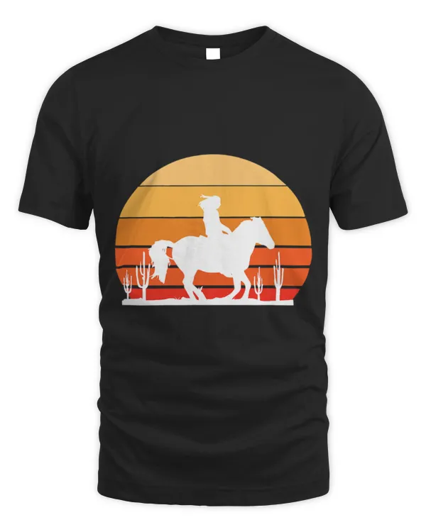 Horse Pet Vintage Retro Girl Horse Riding Throwback Men Women