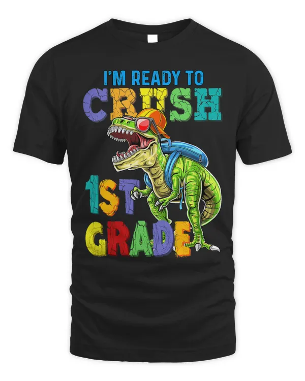 Animal Dinosaur Ready Crush 1st Grade Dinosaur Backpack Back To School