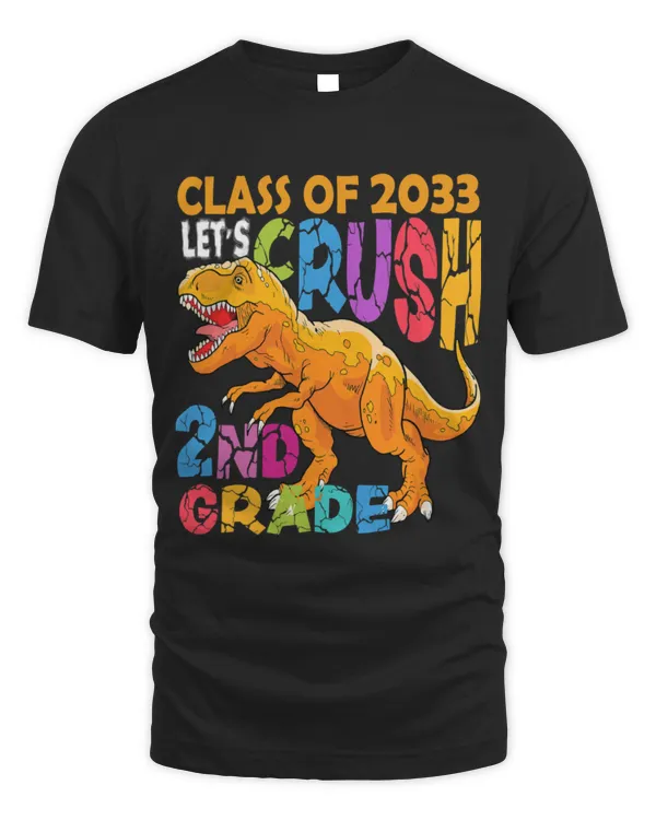 Animal Dinosaur Ready Crush 2nd Grade Dinosaur Second Back to School Kid Boy