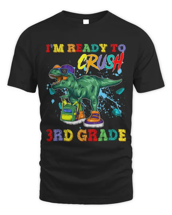 Animal Dinosaur Ready Crush 3rd Grade Dinosaur Backpack Back To School