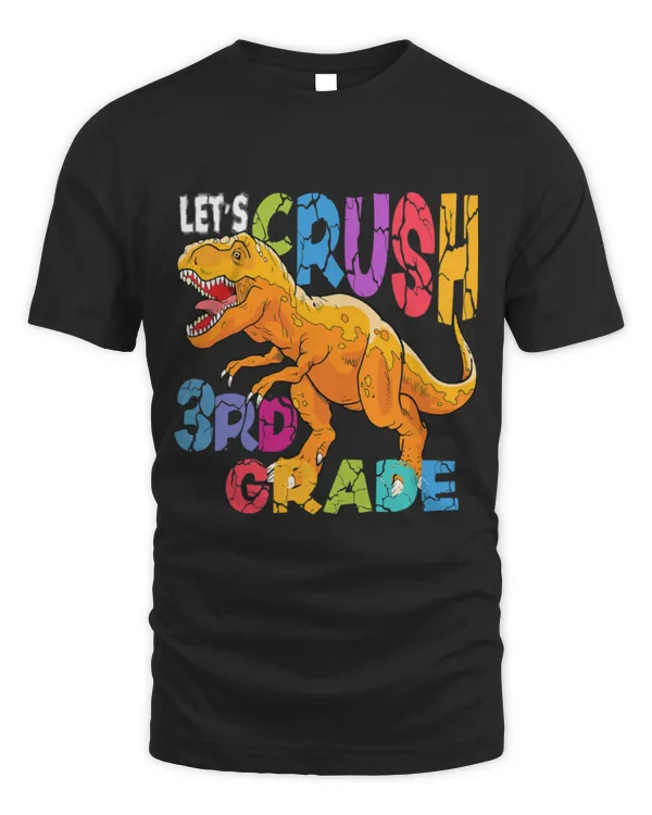 Animal Dinosaur Ready Crush 3rd Grade Dinosaur First Back to School Kid Boy