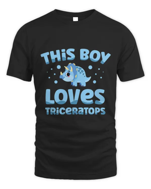 Animal Dinosaur This Boy Loves Triceratops Dinosaur Future Paleontology