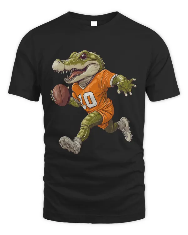 Animal Alligator Football Alligator Tee Apparel Sport Design Football Player