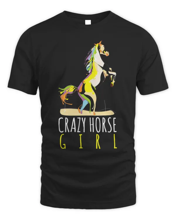 Horse Pet Womens Crazy Horse Girl Horseback Riding Equestrian Horses Lover