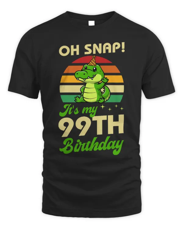 Animal Alligator Oh Snap It s My 99th Birthday Alligator Theme Birthday Party
