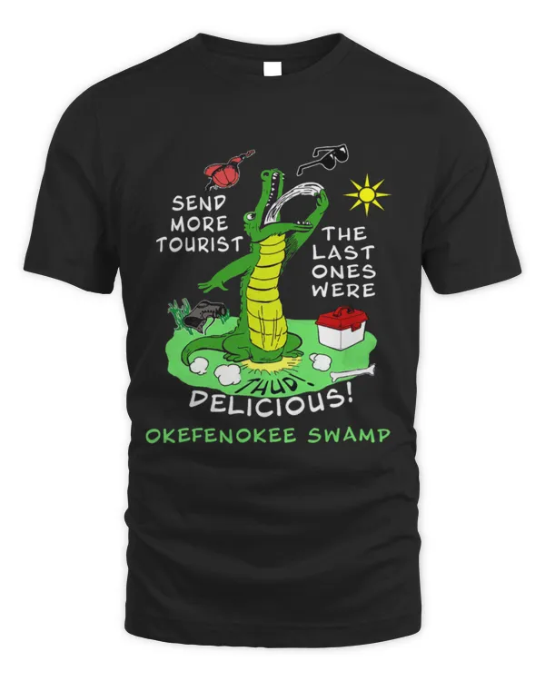 Animal Alligator Okefenokee Swamp Funny Alligator Send More Tourist Souvenir