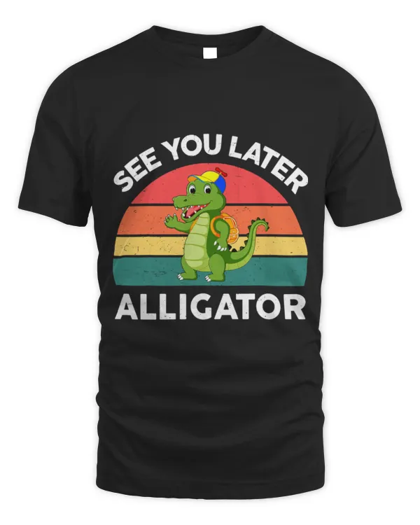 Animal Alligator See You Later Alligator Crocodile Florida Gator Funny