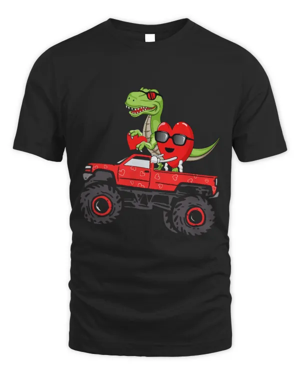 Animal Dinosaur Valentines Day boys kids Toddler Dinosaur heart riding Truck