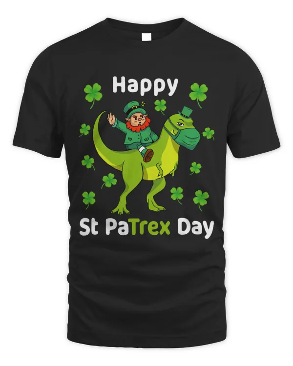 Animal Dinosaur St Patricks Day Boys Kids Toddler Leprechaun Dino