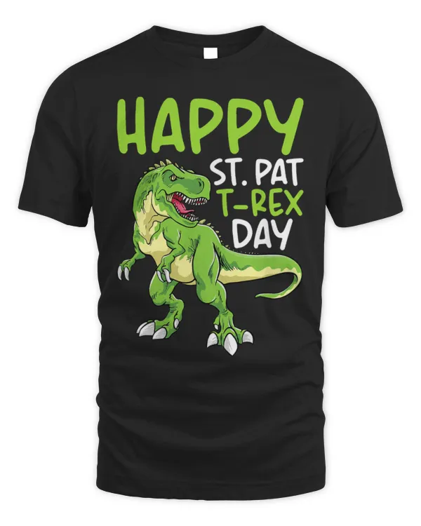 Animal Dinosaur St Patricks Day Dinosaur Happy St Pat T Rex Day Men Boys Kids