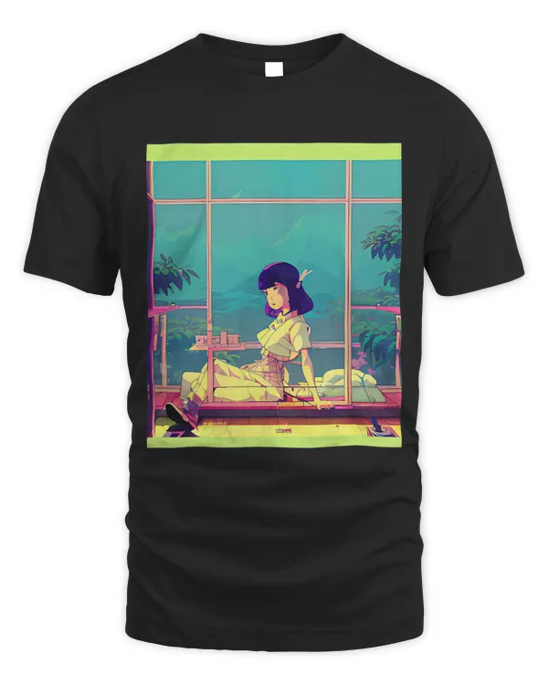 Lo fi hip hop chillhop chill beats girl aesthetics design 643 9