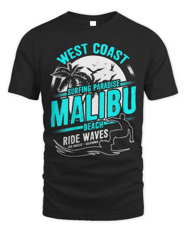 Malibu Beach California West Coast Surf Surfers Gift