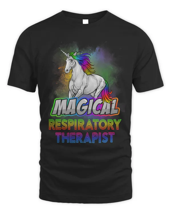Magical Respiratory Therapist Therapy Unicorn RRT Medical T-Shirt