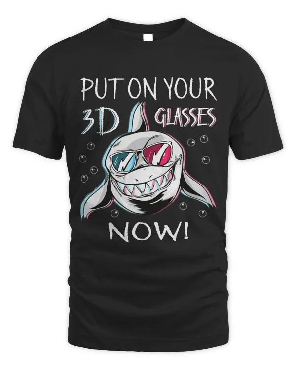 Shark Pet Put on your 3D Glasses Now Cute Shark