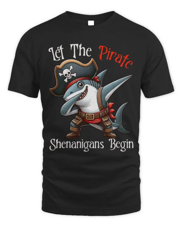 Shark Pet Let the Pirate Shenanigans Begin Shark Pirate Halloween