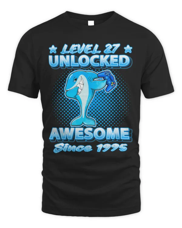 Shark Pet Level 27 Unlocked Born In 1995 Dabbing Shark 27th Birthday