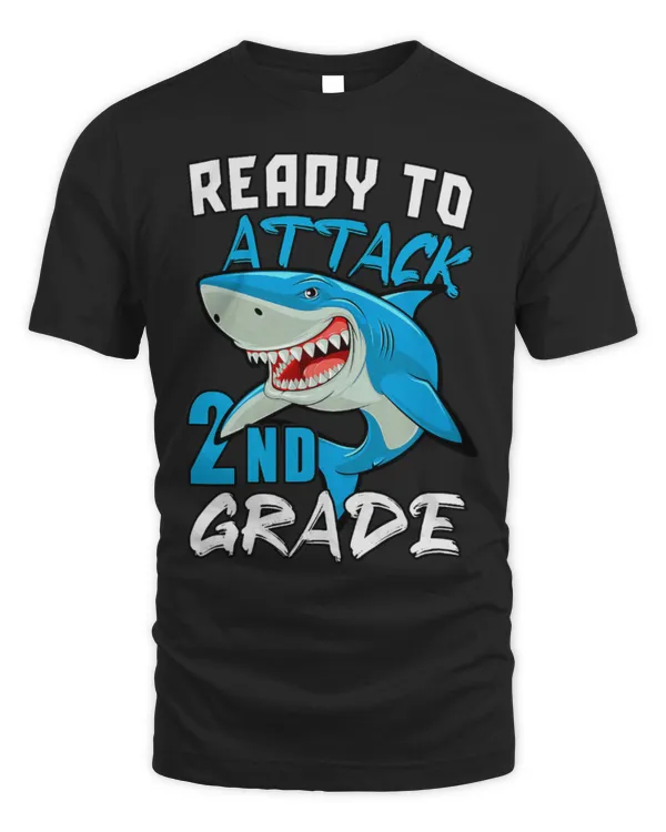 Shark Pet Ready To Attack 2ND Garten Back To School Funny Shark