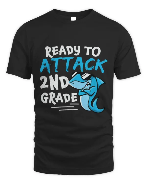 Shark Pet Ready to Attack 2nd Grade Shark Boys Back to School 80