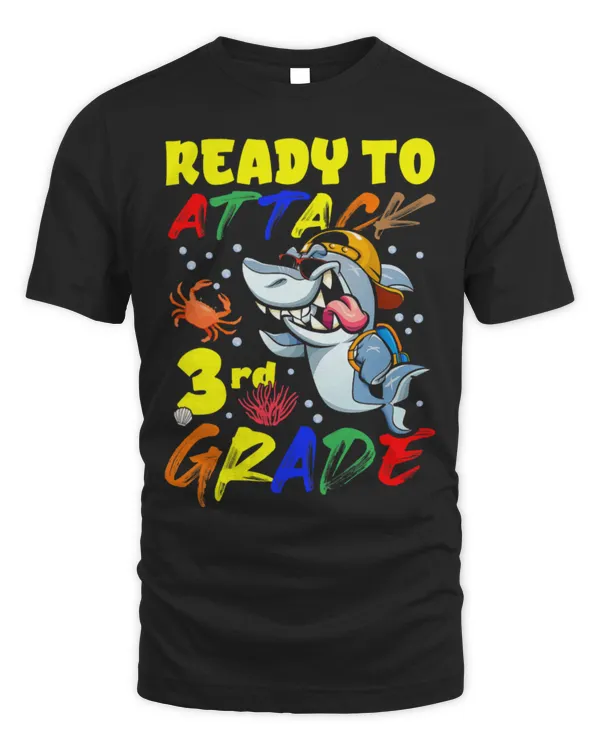 Shark Pet ready to attack 3rd grade apparel back to school shark boys