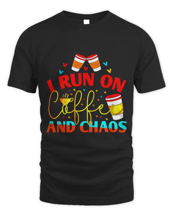 Drinker Coffee I RUN ON COFFEE AND CHAOS chaos engineering chaos theory