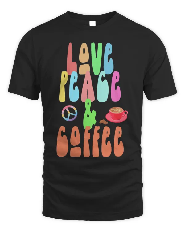 Drinker Coffee Love Peace Coffee fun hippie costume 1