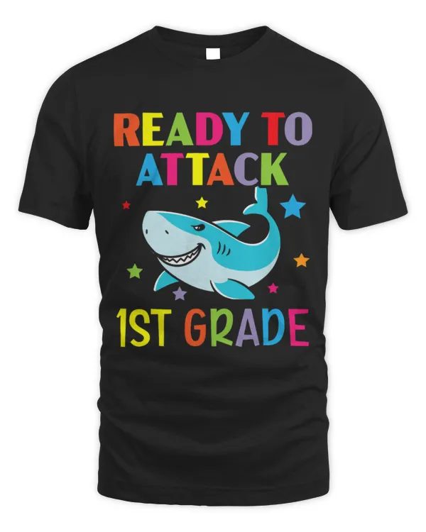 Shark Pet Ready To Attack 1st Grade Shark First Grade Back to School 2