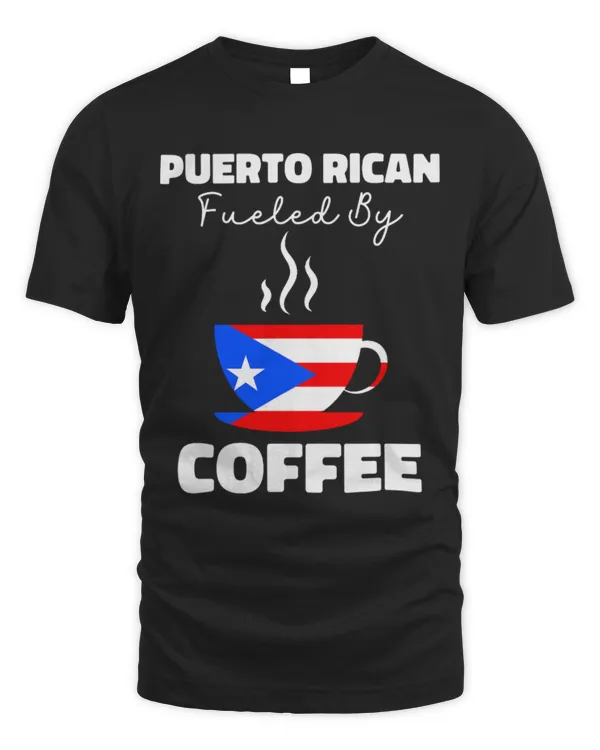 Drinker Coffee Puerto Rican Fueled By Coffee Puerto Rico PR Flag Cute