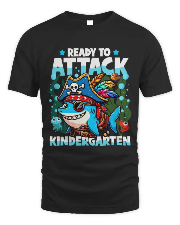 Shark Pet Ready To Attack Kindergarten Pirate Shark Back to School