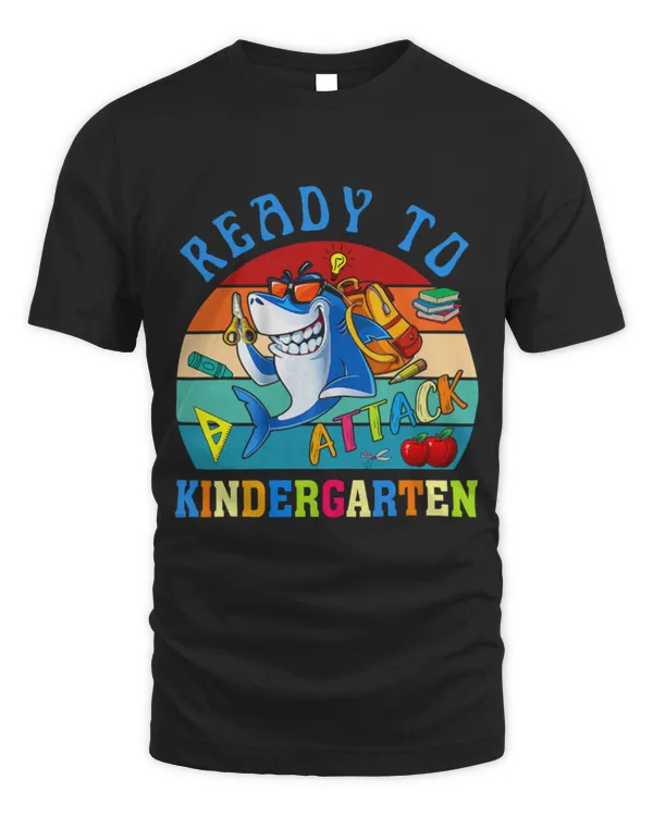 Shark Pet Ready To Attack Kindergarten Shark Back to School Boys Girls