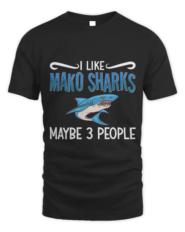 Shark Pet Mako Shark Animal Tooth Funny Ocean 024