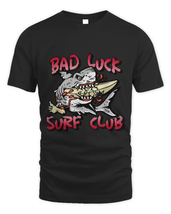 Shark Pet Surfer Surfing Bad Luck Surf Club Shark Attack Body Part