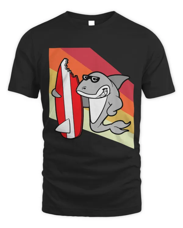 Shark Pet Surfing Surfer Surf Surfboard Water sports Funny 1