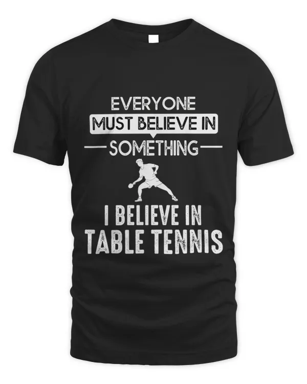 Table Tennis Game Ping Pong Table Tennis Player T-Shirt