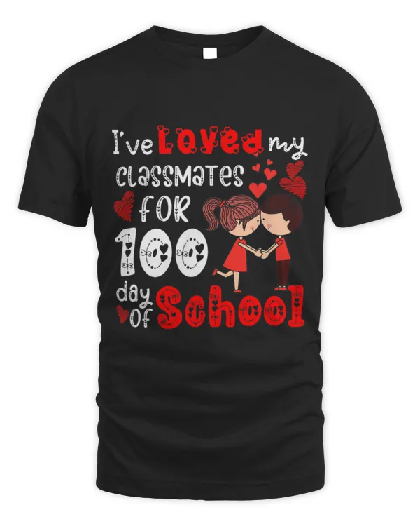 romantic couple classmates 100 days of school valentines