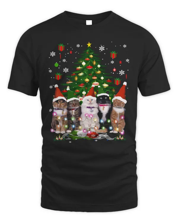 Cat Christmas Funny Shirt