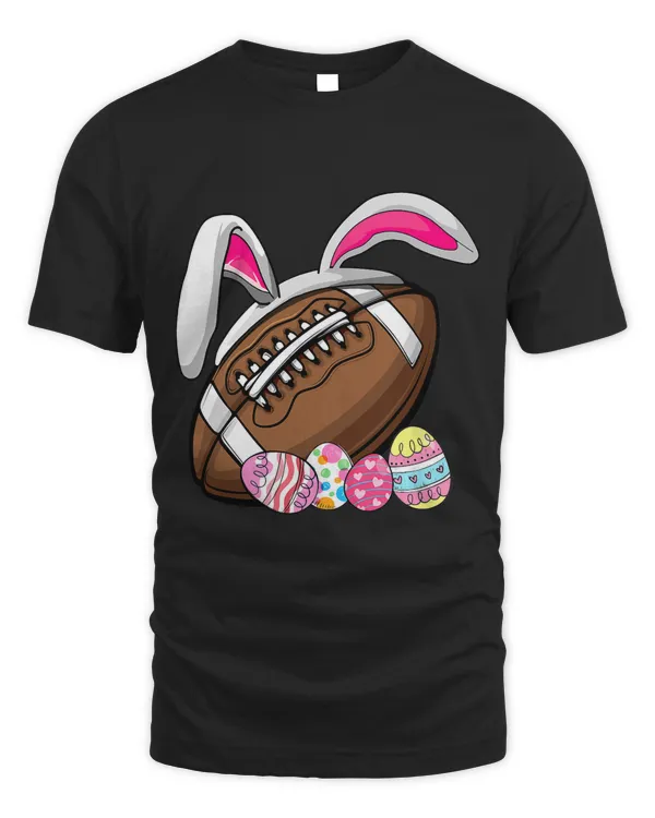 Cute Football Bunny Ears Easter Eggs Kids Girl Boy Men Women