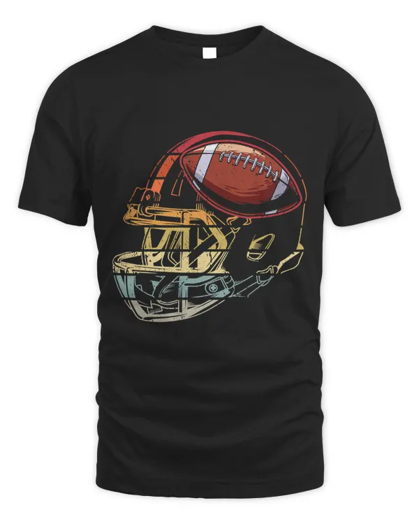 American football vintage helmet football player gift