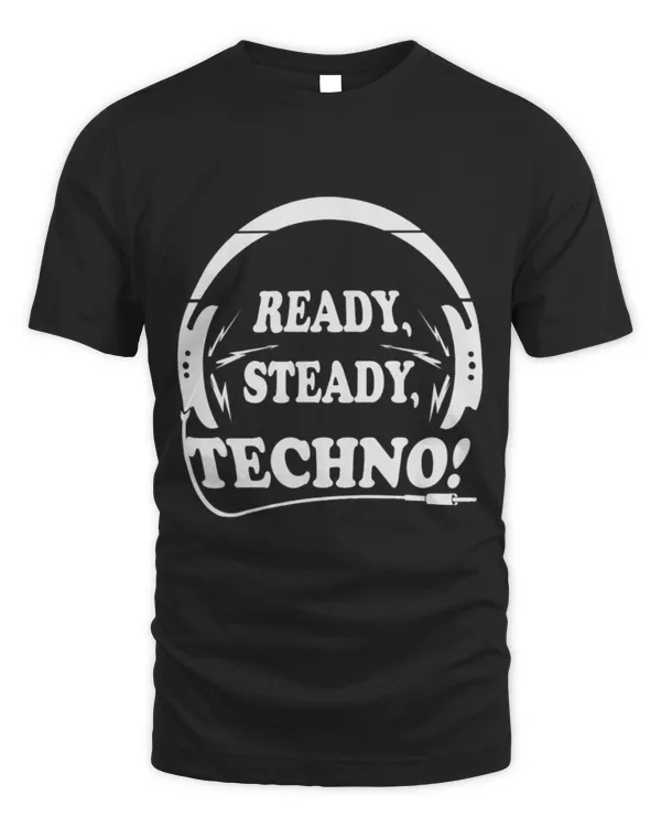 Techno - Hardstyle Rave Festival Dark Hard Minimal Present T-Shirt