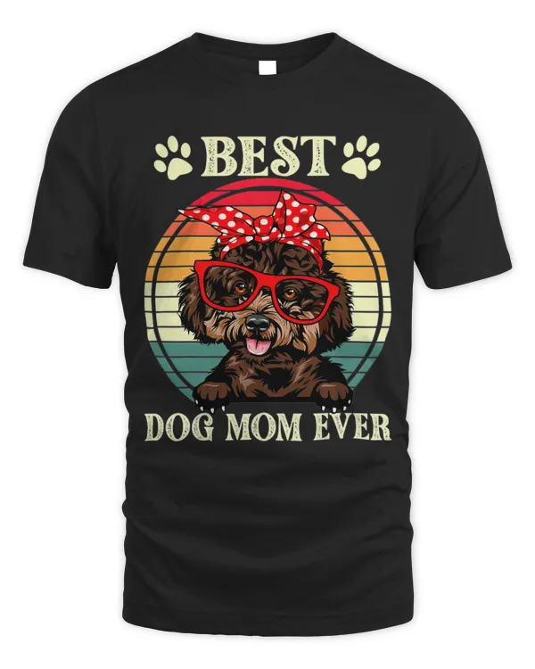 Funny Best Poodle Dog Mom For Dog Lover Gift