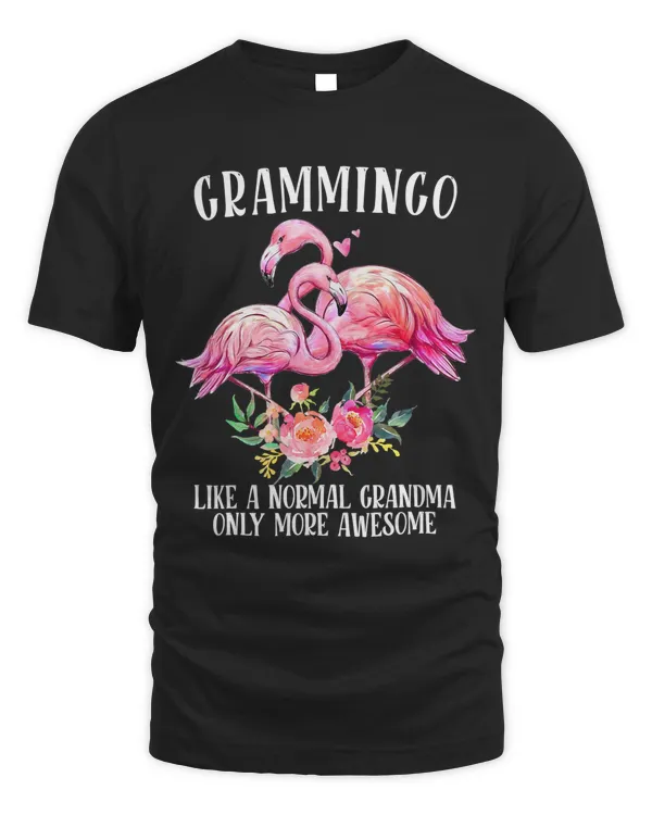 Grammingo More Awesome Than Normal Flamingo Womens Grammy